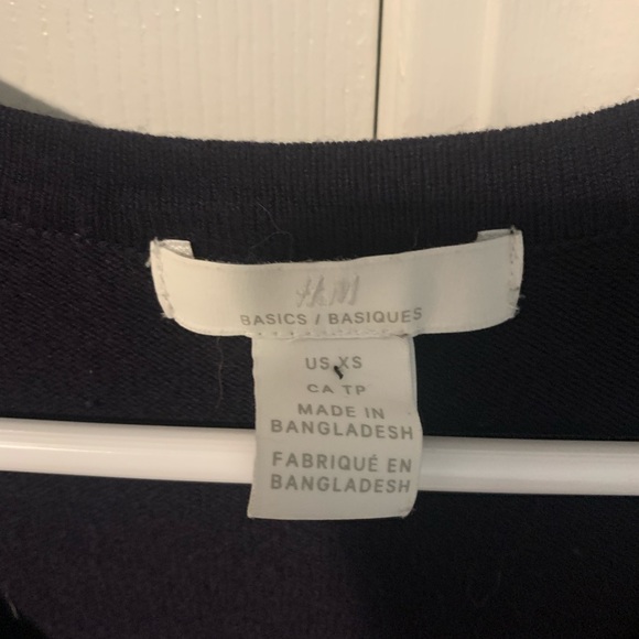 H&M Navy blue button-up cardigan - Picture 5 of 5